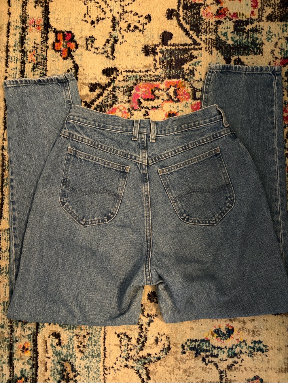 Vintage Lee Classic High-Rise Women's Blue Denim Jeans